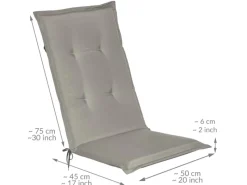 Loft HL Hochlehner 120x50x6cm 6tlg*Beautissu Sale