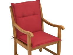 Beautissu Gartenstuhlauflagen|Loft NL Niederlehner 100x50x6cm 6tlg