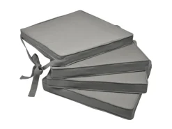 Beautissu Gartenmöbel-Sets|Sitzkissen|Loft SK Stuhlkissen 45x40x5cm 4tlg