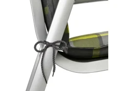 Beautissu Gartenstuhlauflagen|Sunny GR Hochlehner 120x50x6cm Kariert