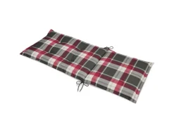 Beautissu Gartenstuhlauflagen|Sunny RK Hochlehner 120x50x6cm Kariert