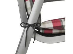 Beautissu Gartenstuhlauflagen|Sunny RK Niederlehner 100x50x6cm Kariert