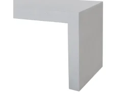 Beliani Gartenbank Weiss 40x150x45* Outlet