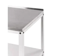 Beliani Gartenküche VILAMA Weiss Silber 50x80x90* Best