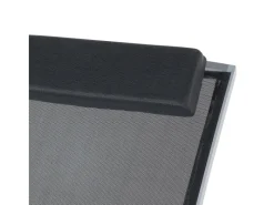 Sonnenliegen|Beliani Gartenliege Silber 155x66x103