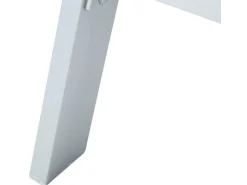 Sonnenliegen|Beliani Gartenliege Silber 155x66x103