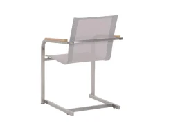 Beliani Gartenstuhl Silber 55x56x85* Discount