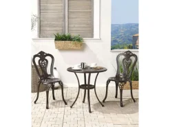 Gartenmöbel-Sets|Gartenstühle|Beliani Gartenstuhl Braun 53x43x90