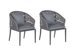 Beliani Gartenstuhl Grau 62x56x89* Sale