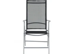 Gartenstühle|Beliani Gartenstuhl Silber 65x54x103