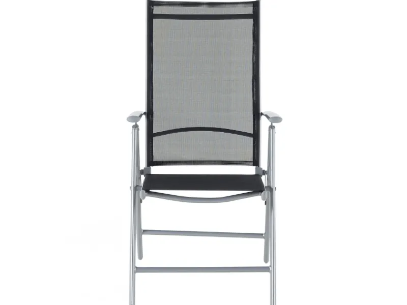 Gartenstühle|Beliani Gartenstuhl Silber 65x54x103