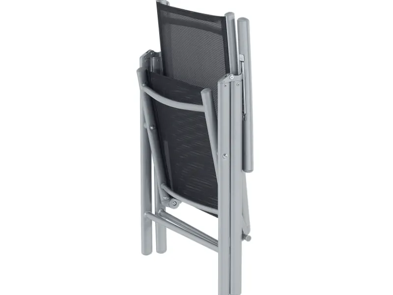 Gartenstühle|Beliani Gartenstuhl Silber 65x54x103