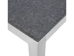 Gartentische|Beliani Gartentisch GROSSETO Graphit 180x90x76