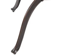 Gartentische|Beliani Gartentisch SALENTO Dunkelbraun 102x102x72