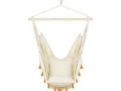 Beliani Hängesessel Beige Orange 55x96x125* Best