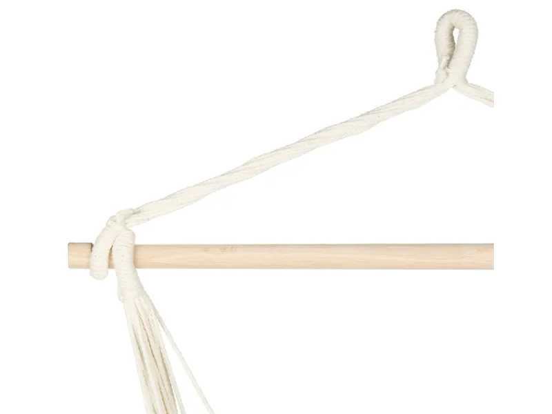 Beliani Hängesessel Beige Orange 55x96x125* Best