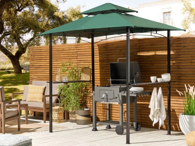 Beliani Pavillon NARO Dunkel 185x121x245* New