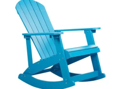 Gartenstühle|Beliani Schaukelstuhl 94x76x100