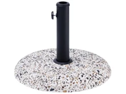 Sonnenschirme|Beliani Zubehör für Sonnenschirme CEVO Weiss Braun Beige 47x47x36