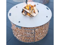 Bellissa Holzkohlegrills|Grillring Sole Stahl Ø 100 cm