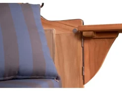 Strandkörbe|bene living Strandkorb Komplettset Schaalsee Teak PE grau Modell 582