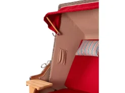 bene living Strandkorb Komplettset Schaalsee Teak PE grau Modell 585* Hot