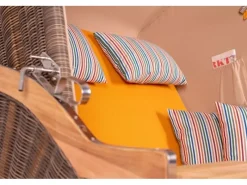 bene living Strandkorb Komplettset Schaalsee Teak PE grau Modell 586* Best