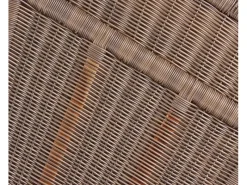 bene living Strandkorb Komplettset Schaalsee Teak PE grau Modell 586* Best