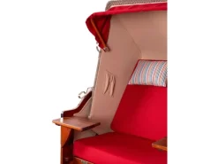 bene living Strandkorb Komplettset Schaalsee Mahagoni PE grau Modell 585* Clearance