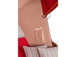 bene living Strandkorb Komplettset Schaalsee Mahagoni PE grau Modell 585* Clearance