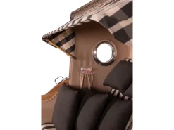 bene living Strandkorb Komplettset Ammersee Grande XXL Teak Bullauge PE grau Modell 505* New