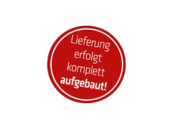 Strandkörbe|bene living Strandkorb Komplettset Ammersee Grande XL Teak Bullauge PE Grau Modell 544 Inkl Liftersystem Schutzhülle Doppelrollen Glasbecherhalter