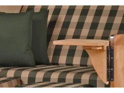 Strandkörbe|bene living Strandkorb Komplettset Schaalsee Teak PE grau Modell 506