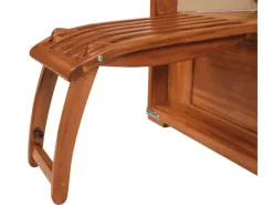 bene living Strandkorb Komplettset Schaalsee Mahagoni PE grau Modell 513* Best