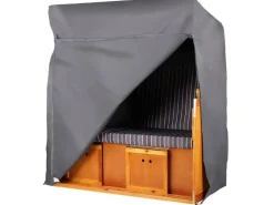 bene living Strandkorb Komplettset Schleswig Pinie Zweisitzer PE Mokka Modell 554* Online