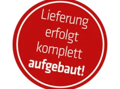 bene living Strandkorb Komplettset Königssee Teak Bullauge PE Grau Modell 520* Discount