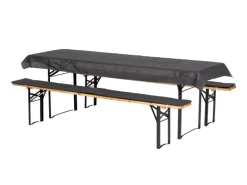 Beo Sitzkissen|Gartenstuhlauflagen|Auflagen-Set für Festzeltgarnitur 3-teilig Anthrazit