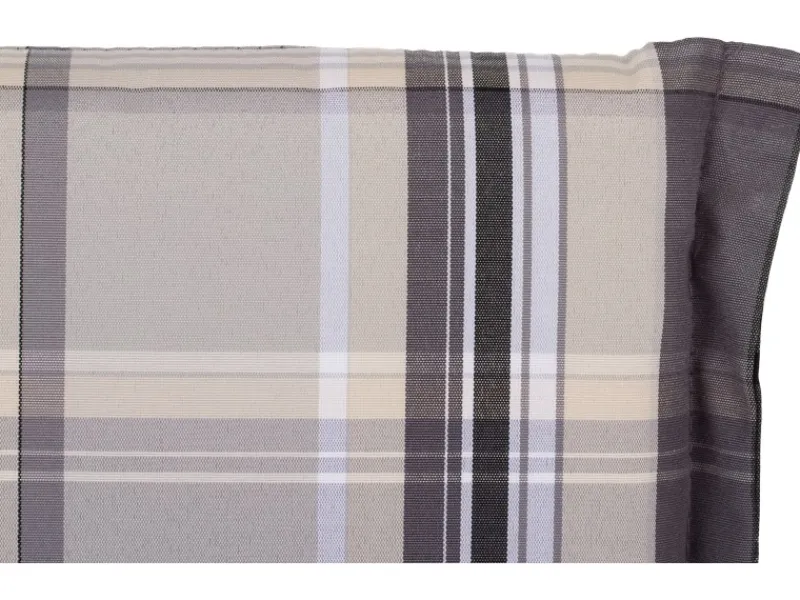 Beo Gartenstuhlauflagen|Sitzauflage Hochlehner Atika 6er Set Karo Beige
