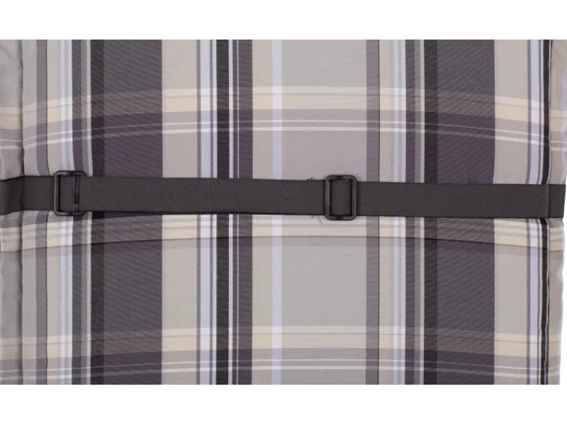 Beo Gartenstuhlauflagen|Sitzauflage Hochlehner Atika 6er Set Karo Beige