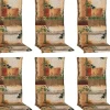 Beo Gartenstuhlauflagen|Sitzauflage Hochlehner Glasgow 6er Set Beige-Natur