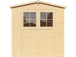 Gerätehaus Plexi Apex 2 Natur 157 cm x 207 cm FSC®*Bertilo Online