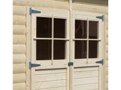 Holz-Gartenhaus Alster 245 cm x 239 cm Natur FSC®*Bertilo Sale