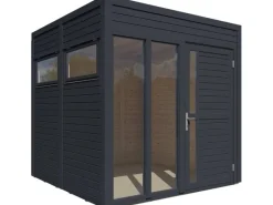 Kinder Bertilo Kinder-Gartengeräte|Holz-Gartenhaus Cubus 2 Office 226 cm x 234 cm FSC®