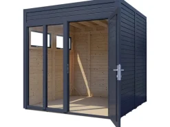 Kinder Bertilo Kinder-Gartengeräte|Holz-Gartenhaus Cubus 2 Office 226 cm x 234 cm FSC®