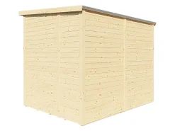 Bertilo Spaten|Rechen|Holz-Gartenhaus Felix 239 cm x 181 cm Natur FSC®