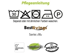Bestlivings Sitzkissen|Gartenstuhlauflagen|Kissenhülle Ellen 40 x 80 cm