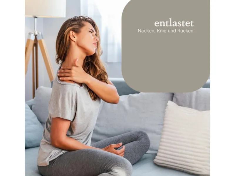 Bestlivings Gartenstuhlauflagen|Kissenhülle Kordoptik 50 x 50 cm Creme