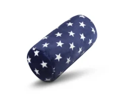 Bestlivings Sitzkissen|Gartenstuhlauflagen|Nackenrolle Blau Sterne 16 x 30 cm