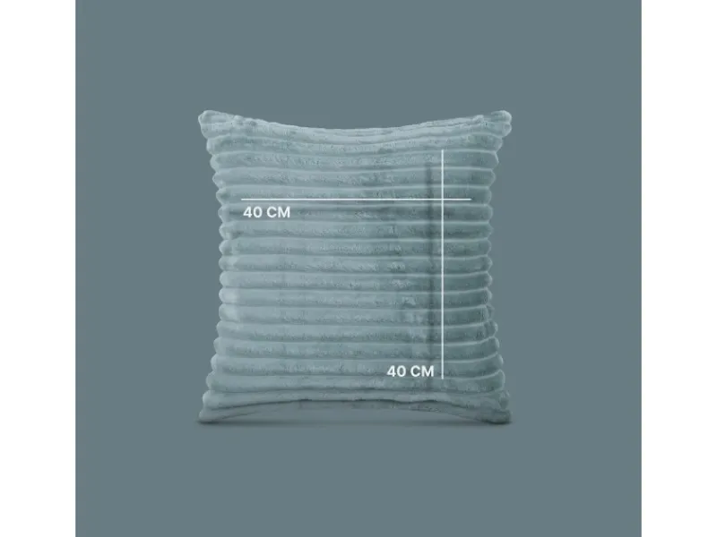 Bestlivings Gartenstuhlauflagen|Sofakissen Cord Optik 40 x 40 cm 2er Pack