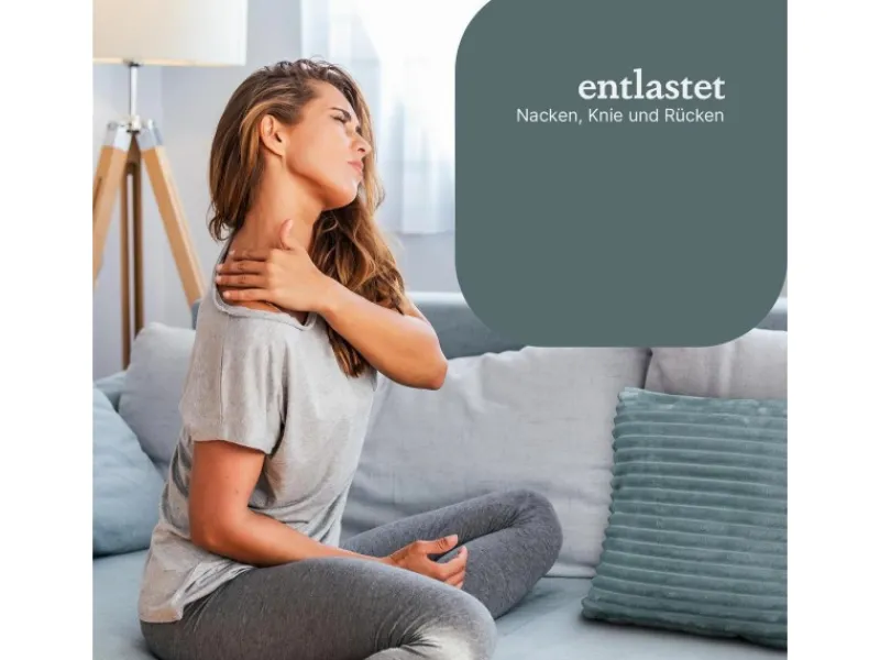 Bestlivings Gartenstuhlauflagen|Sofakissen Cord Optik 40 x 40 cm 2er Pack